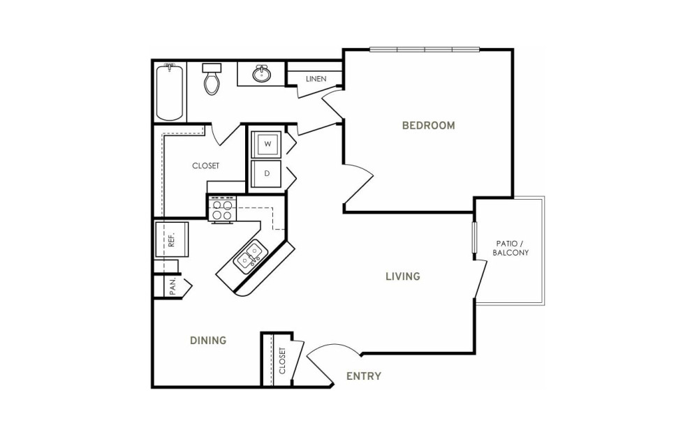 Apartment Floorplans in Dallas, TX | The Kendrick